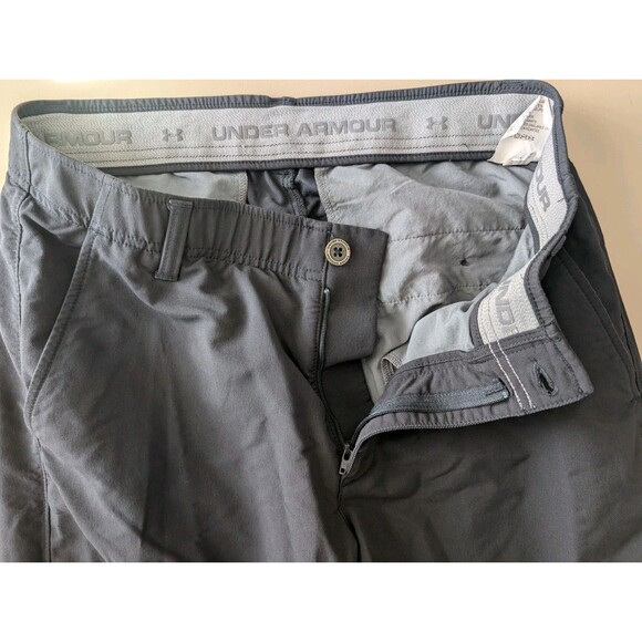 UNDER ARMOUR Mens Match Play Straight Leg Golf Pants Black 34x32 Style 1342263 - Picture 14 of 14